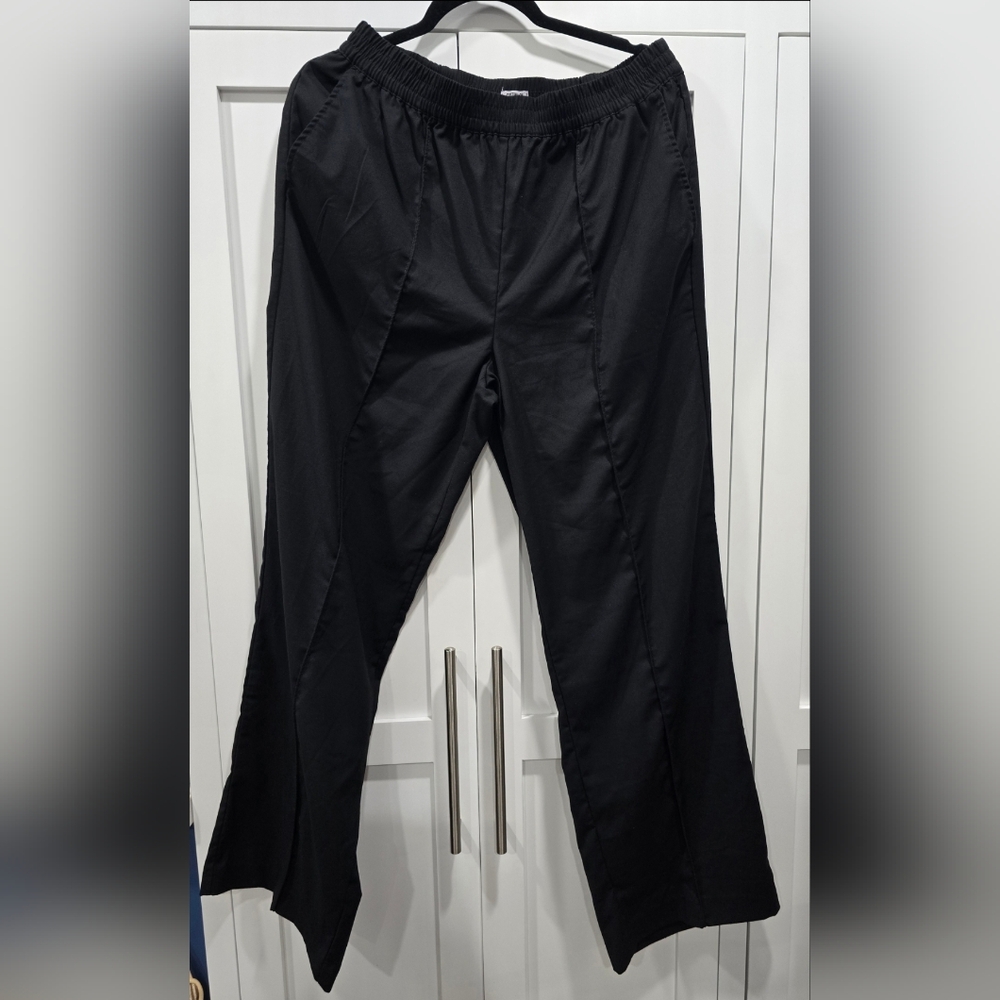 Cotton On Black Wide-Leg Pants – Size 8